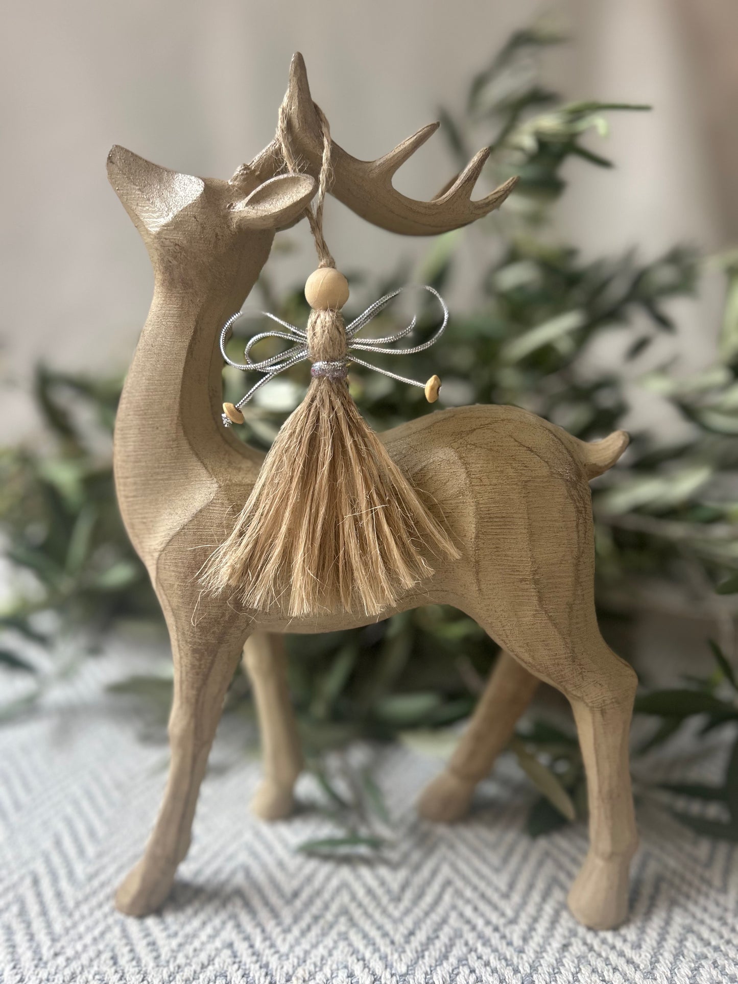 Suspensions en macramé pour sapin de Noël